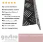 Preview: Aluminium Kantenschutz Riffelblech Quintett 2,5/4,0 mm | Gastro-Blechdesign